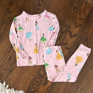 GAP Disney Kids Pink Princess Pajama Set